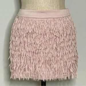 Express Fringe mini skirt